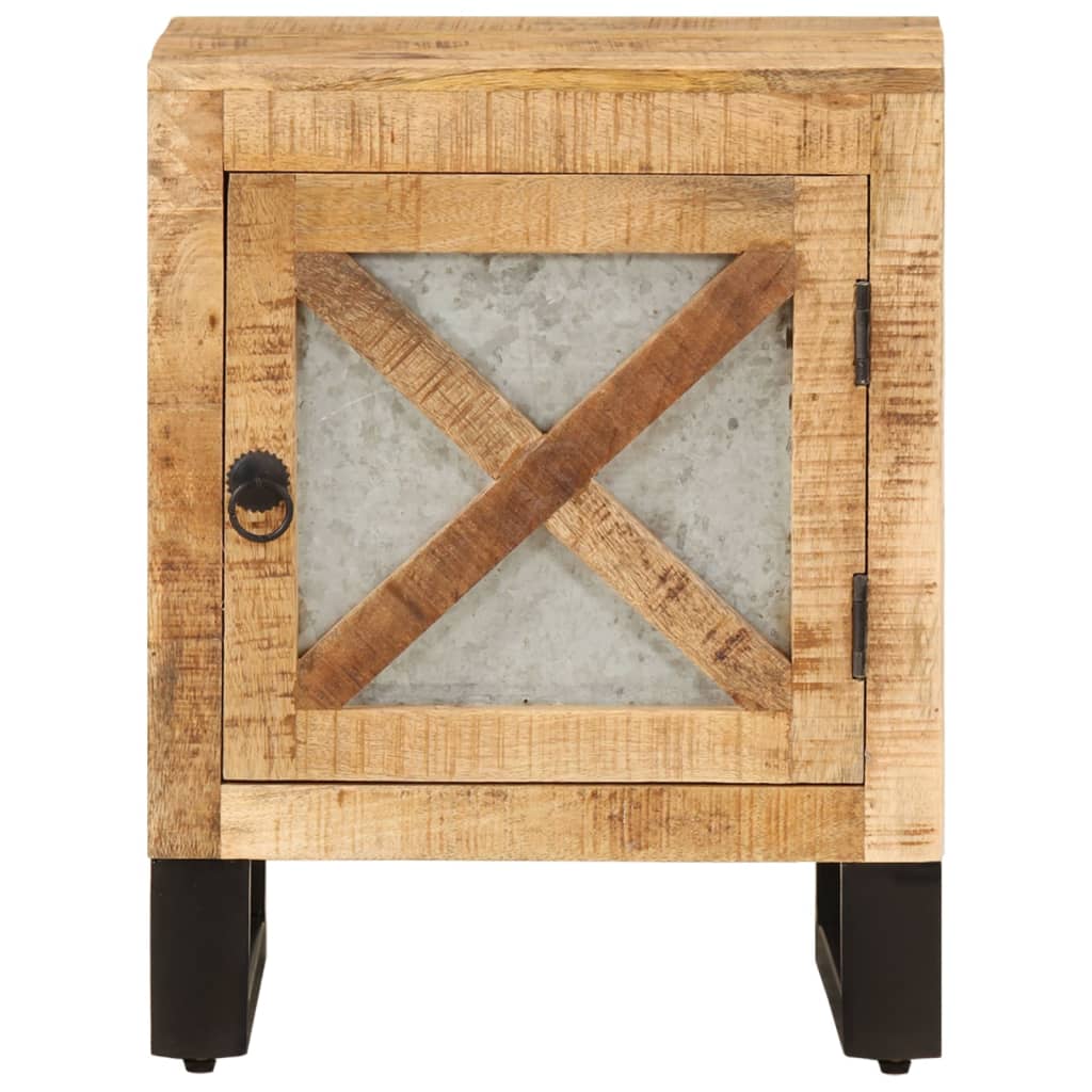 Mesa de cabeceira 40x30x50 cm madeira de mangueira maciça