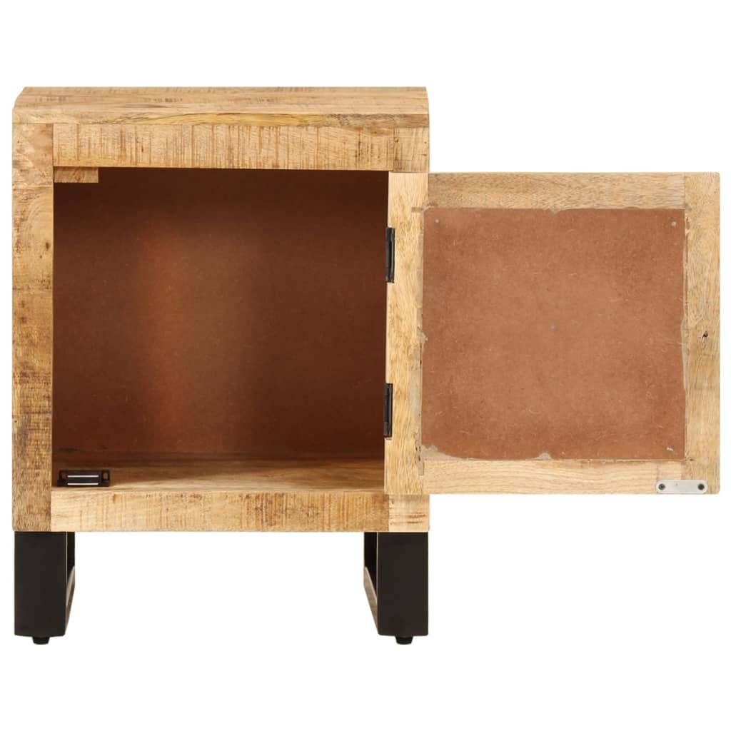 Mesa de cabeceira 40x30x50 cm madeira de mangueira maciça