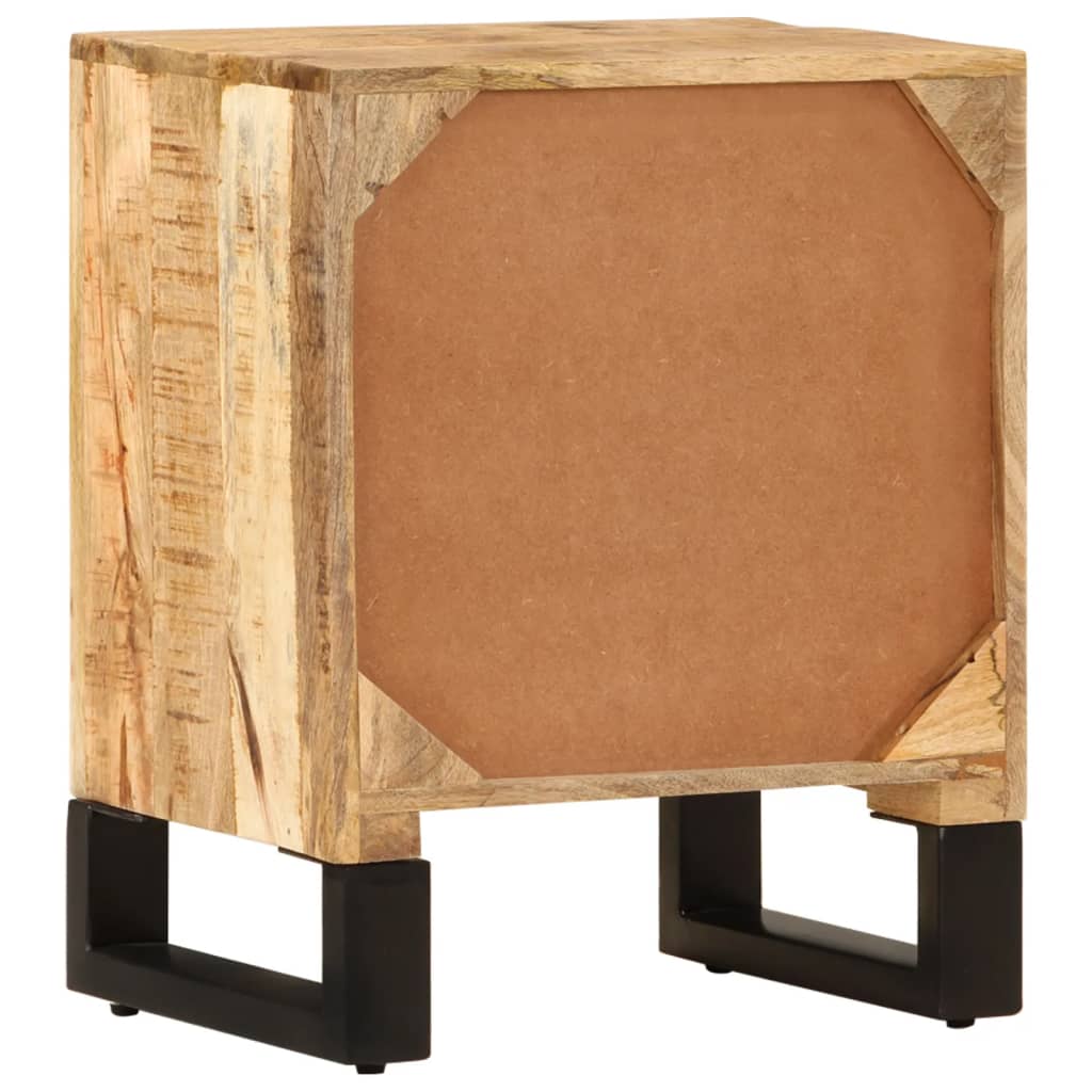 Mesa de cabeceira 40x30x50 cm madeira de mangueira maciça