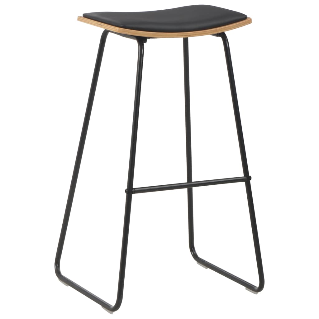 3 pcs conjunto de bar em aço preto