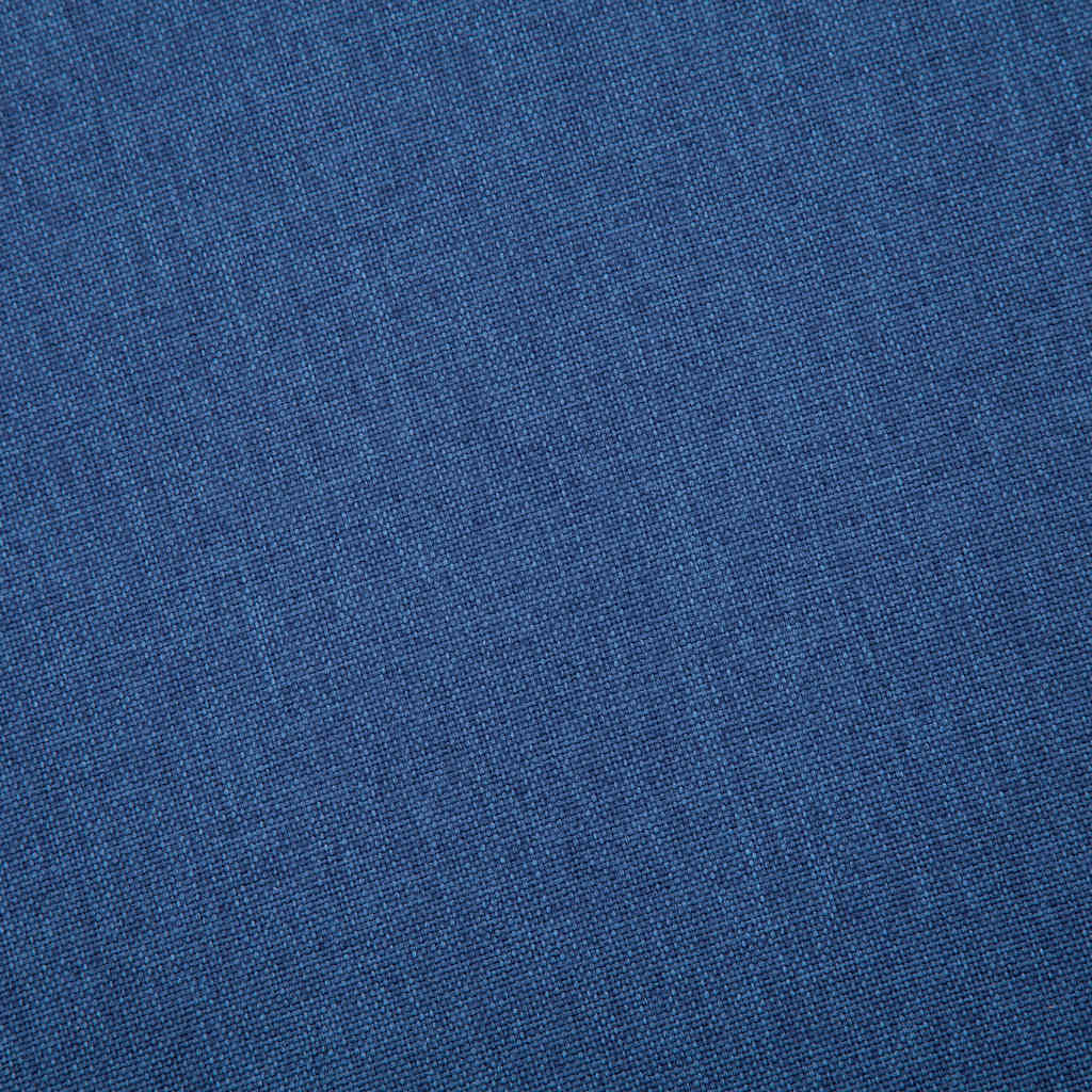 2 pcs conjunto de sofás tecido azul