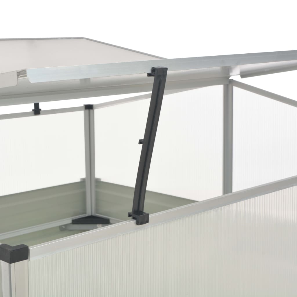 Estufa 100x100x85 cm aço galvanizado castanho