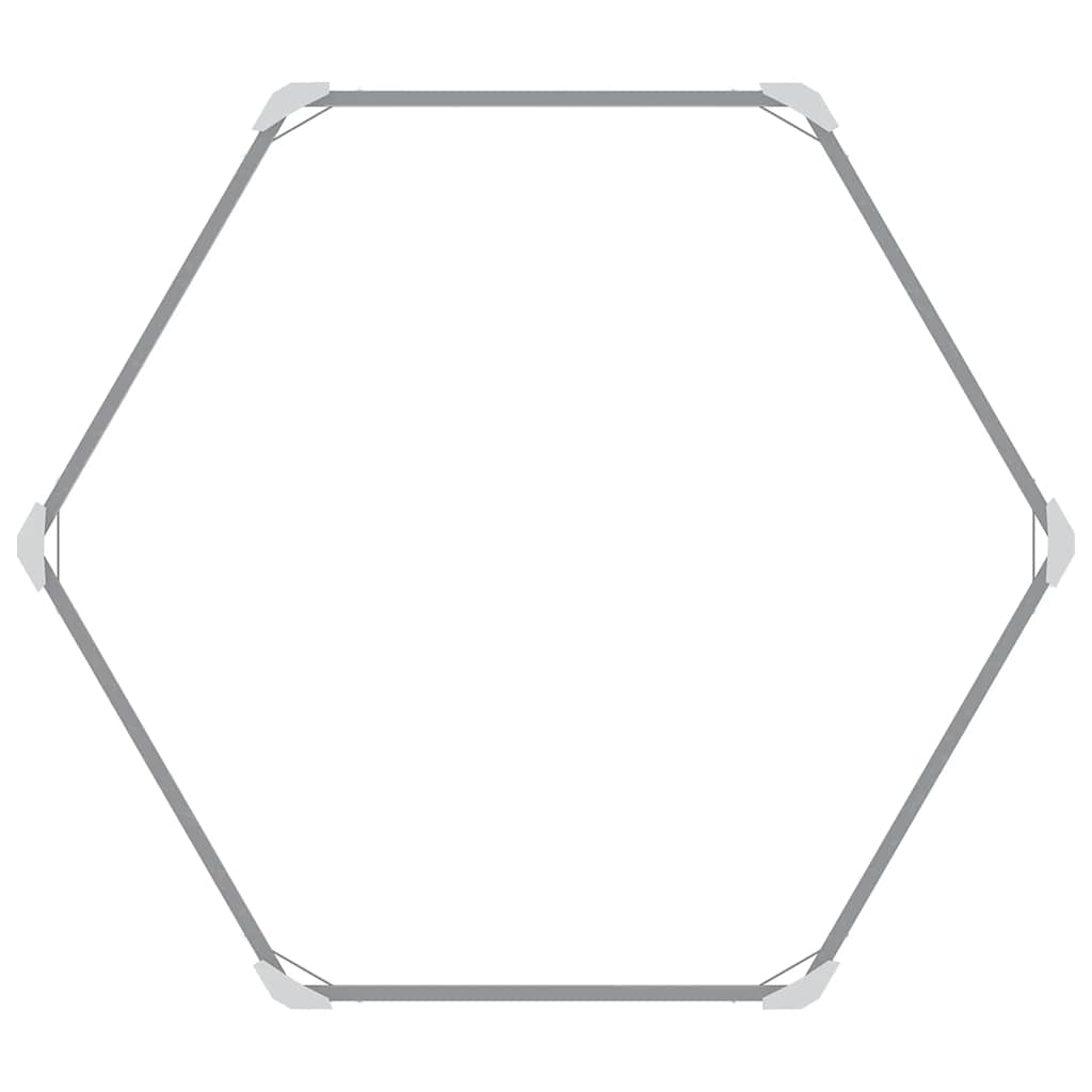 Canteiro elevado jardim aço galvanizado 129x129x77 cm castanho
