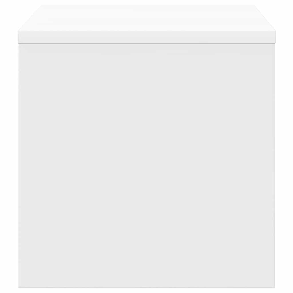 Mesa-de-cabeceira 40x30x30 cm aglomerado branco