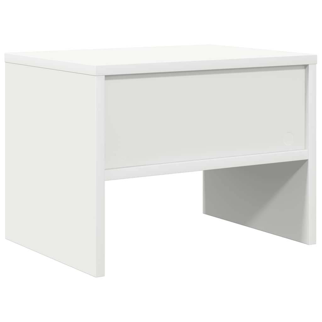 Mesa-de-cabeceira 40x30x30 cm aglomerado branco