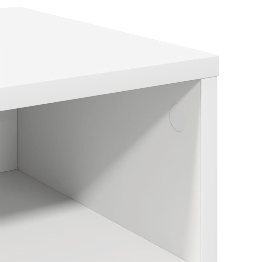 Mesa-de-cabeceira 40x30x30 cm aglomerado branco