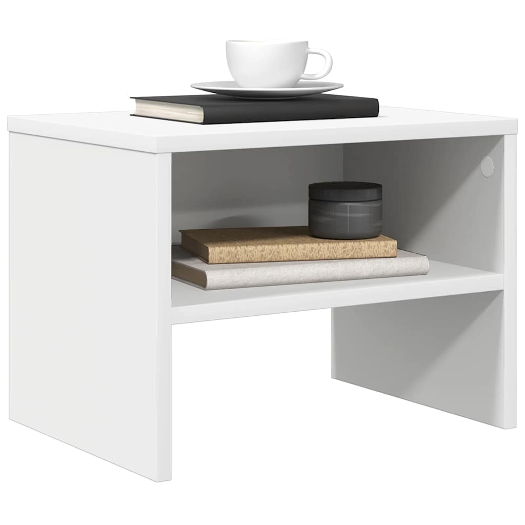 Mesas-de-cabeceira 2 pcs 40x30x30 cm contraplacado branco