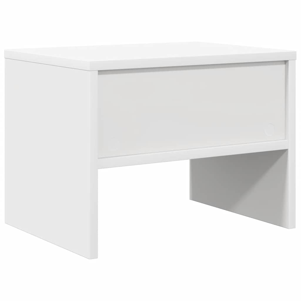 Mesas-de-cabeceira 2 pcs 40x30x30 cm contraplacado branco