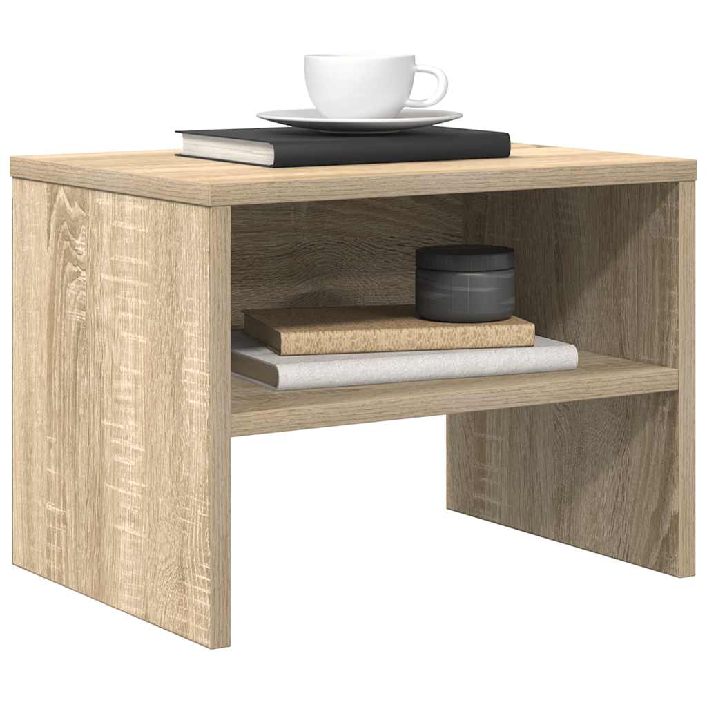 Mesa-de-cabeceira 40x30x30 cm contraplacado carvalho sonoma