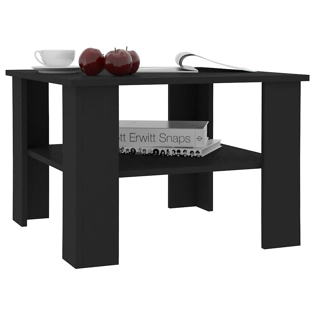 Mesa de centro 60x60x42 cm derivados de madeira preto