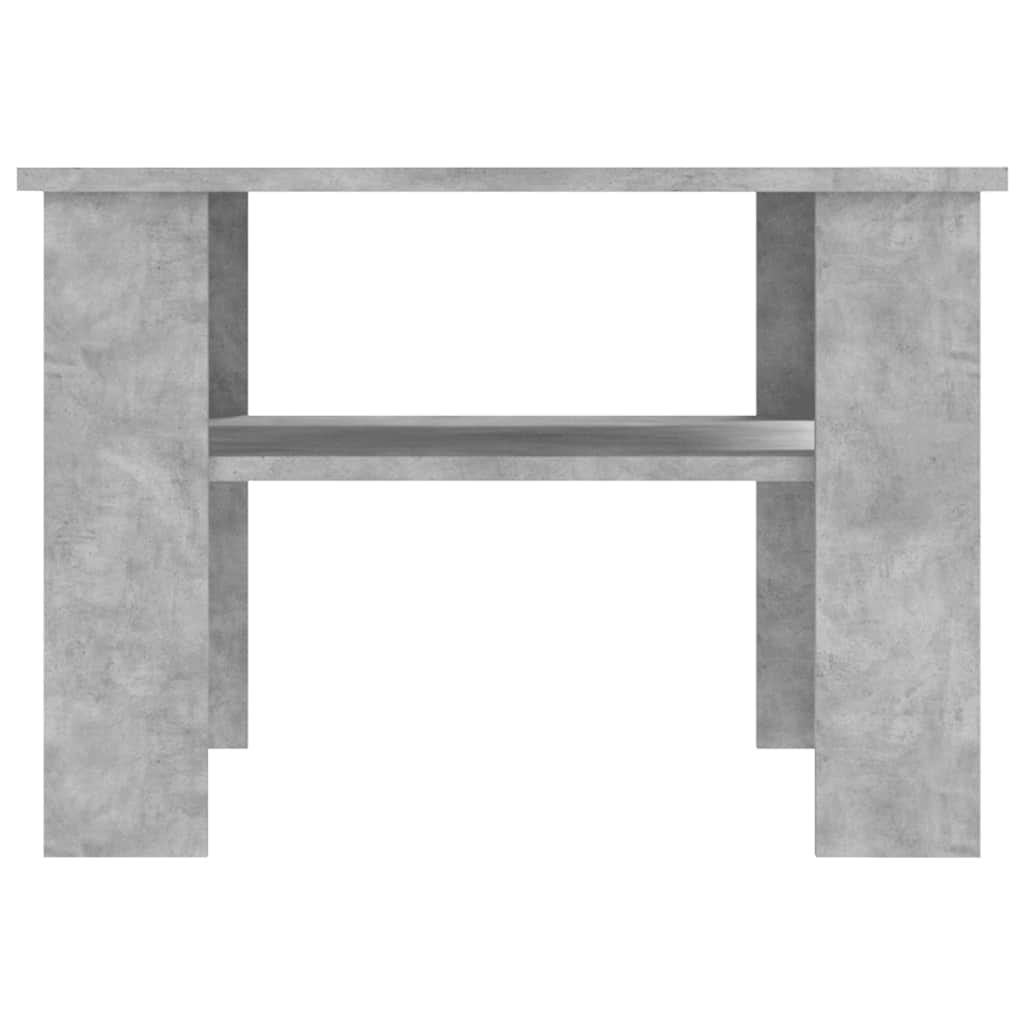 Mesa de centro derivados de madeira cinzento cimento