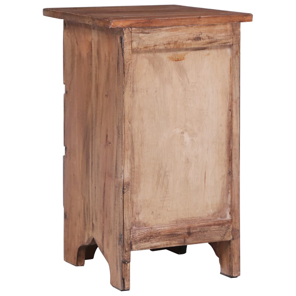 Mesa de cabeceira 30x30x51 cm madeira de mogno maciça