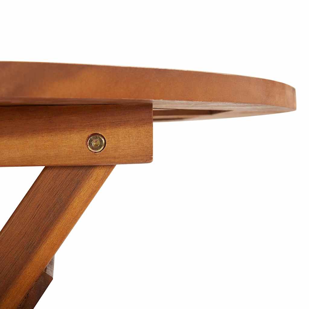 Mesa de jardim dobrável 60x75 cm madeira de acácia maciça