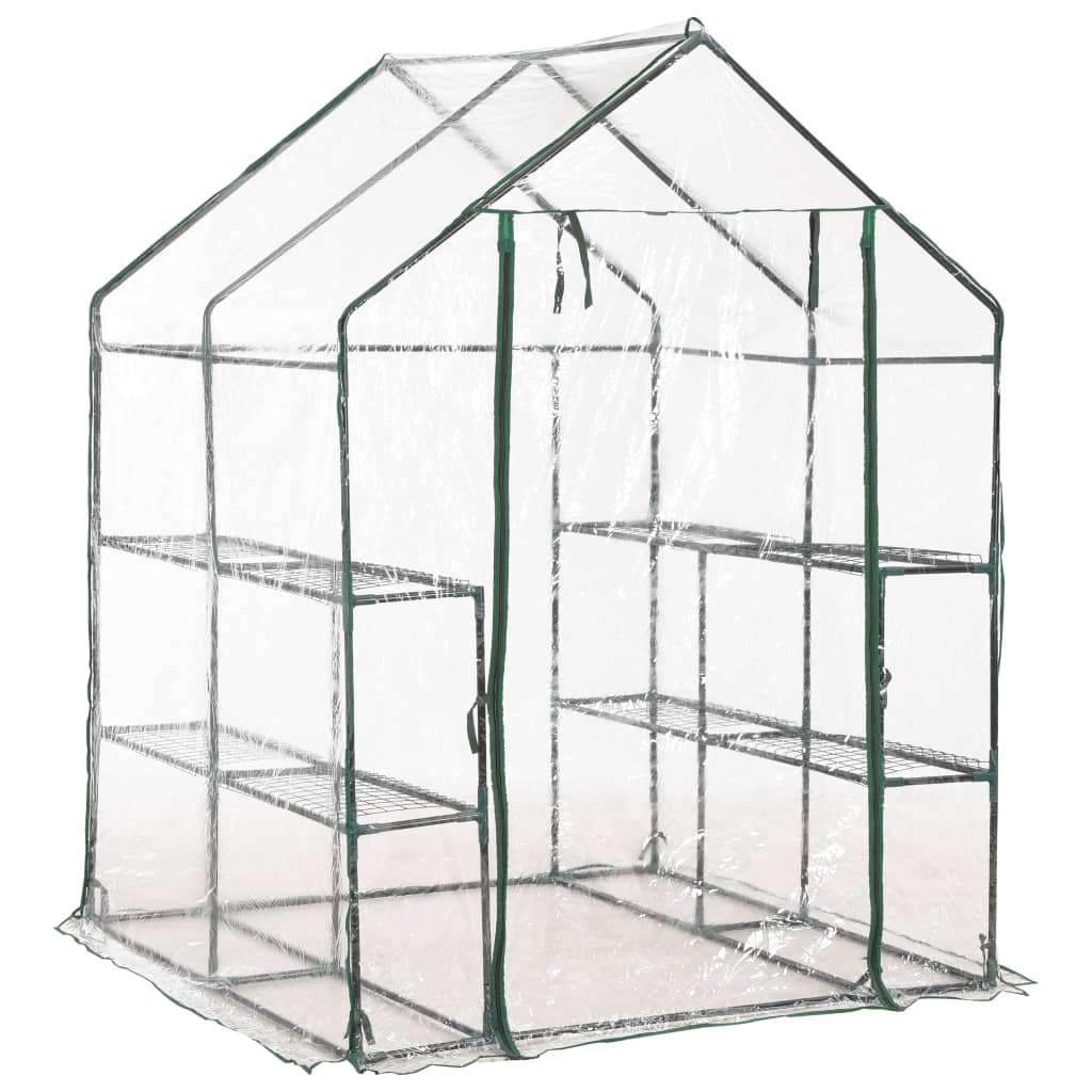 Estufa com 8 prateleiras 143x143x195 cm