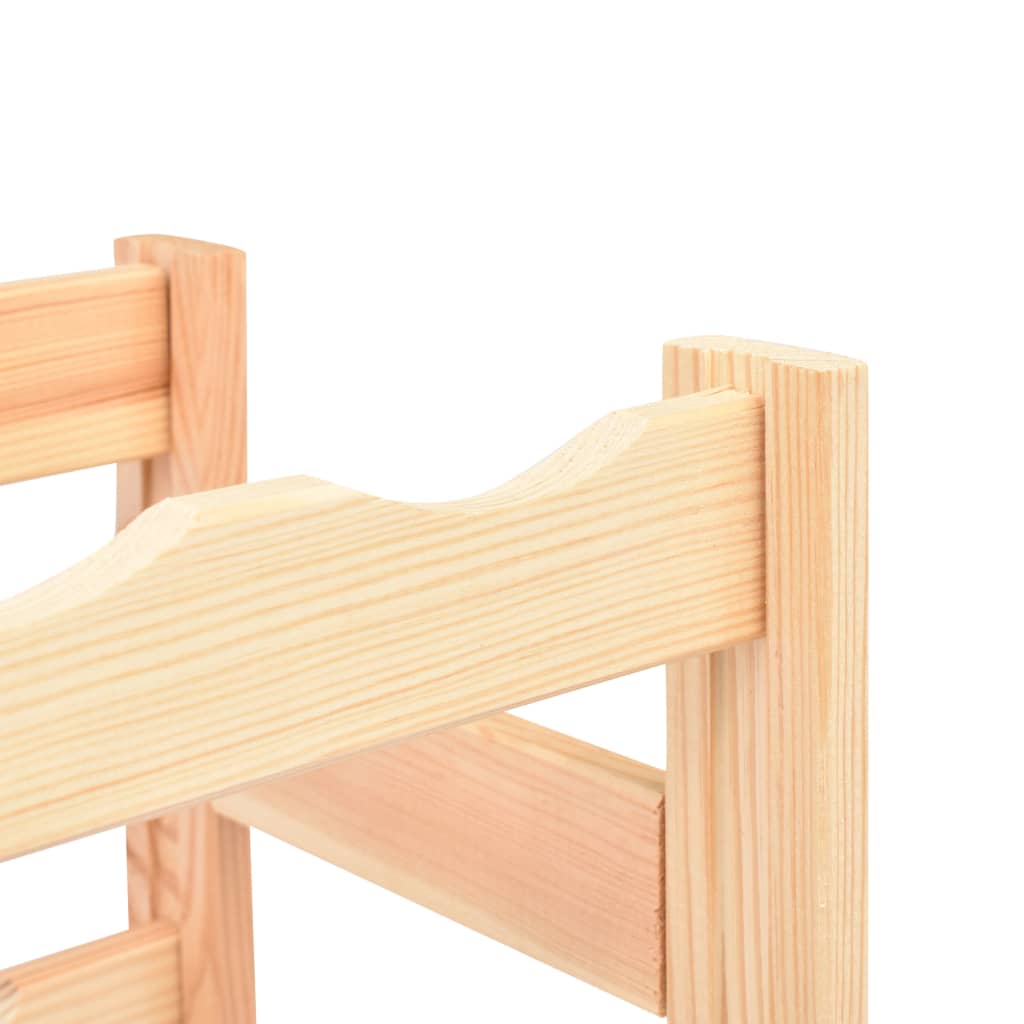 Garrafeira para 16 garrafas madeira de pinho