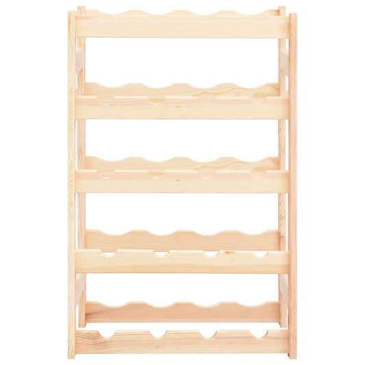 Garrafeira para 20 garrafas madeira de pinho