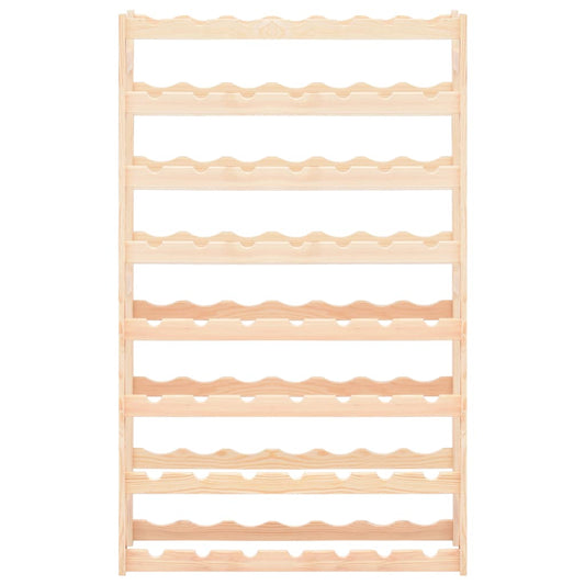 Garrafeira para 56 garrafas madeira de pinho