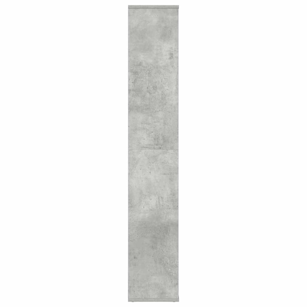 Divisória/estante derivados de madeira cinzento cimento