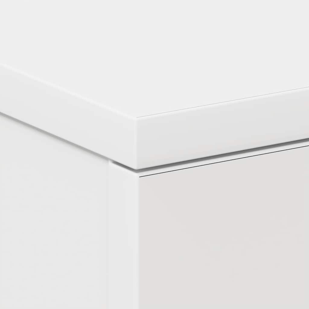 Mesa de cabeceira 38x35x56 cm derivados de madeira branco