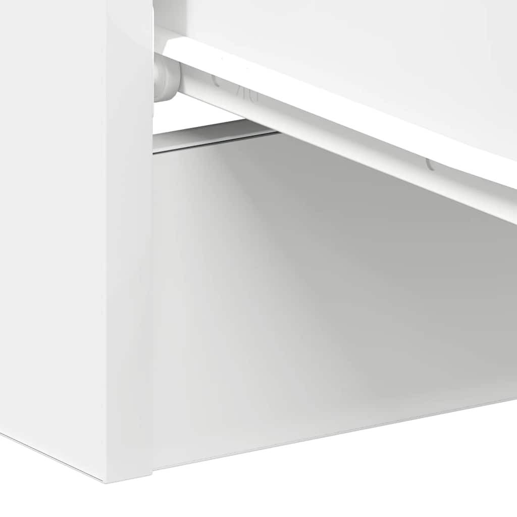 Mesa de cabeceira 38x35x56 cm derivados de madeira branco