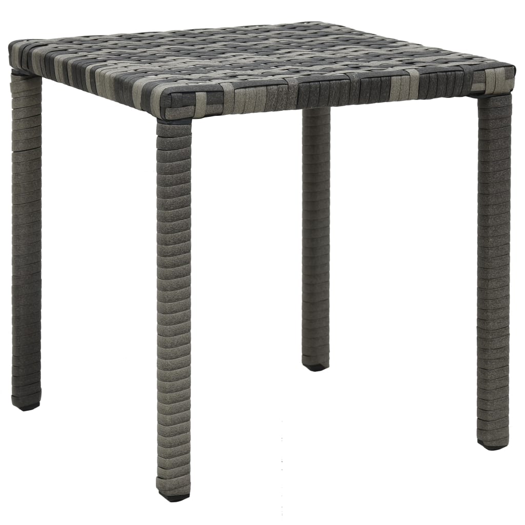 Espreguiçadeiras com mesa vime PE antracite
