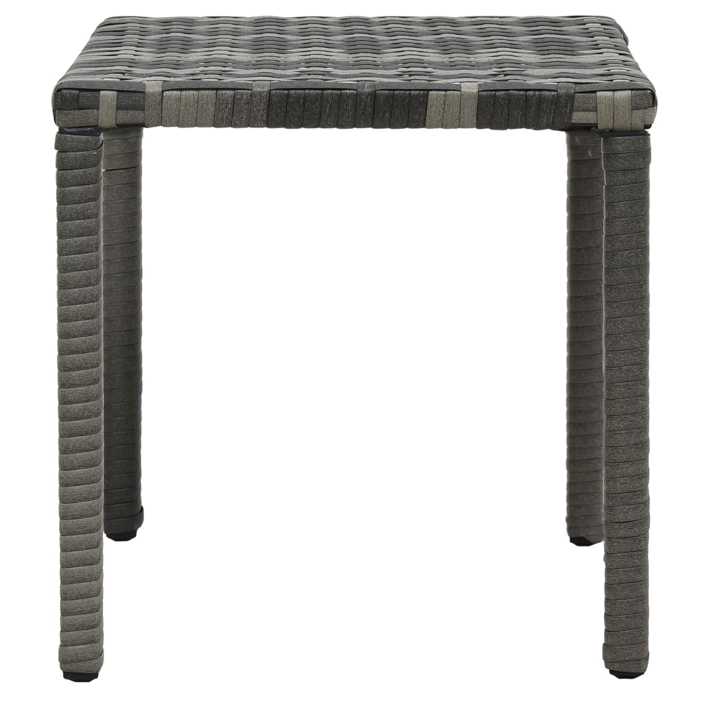Espreguiçadeiras com mesa vime PE antracite