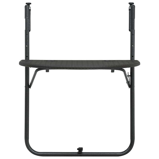 Mesa varanda pendurar 60x64x83,5cm plástico aspe. vime castanho