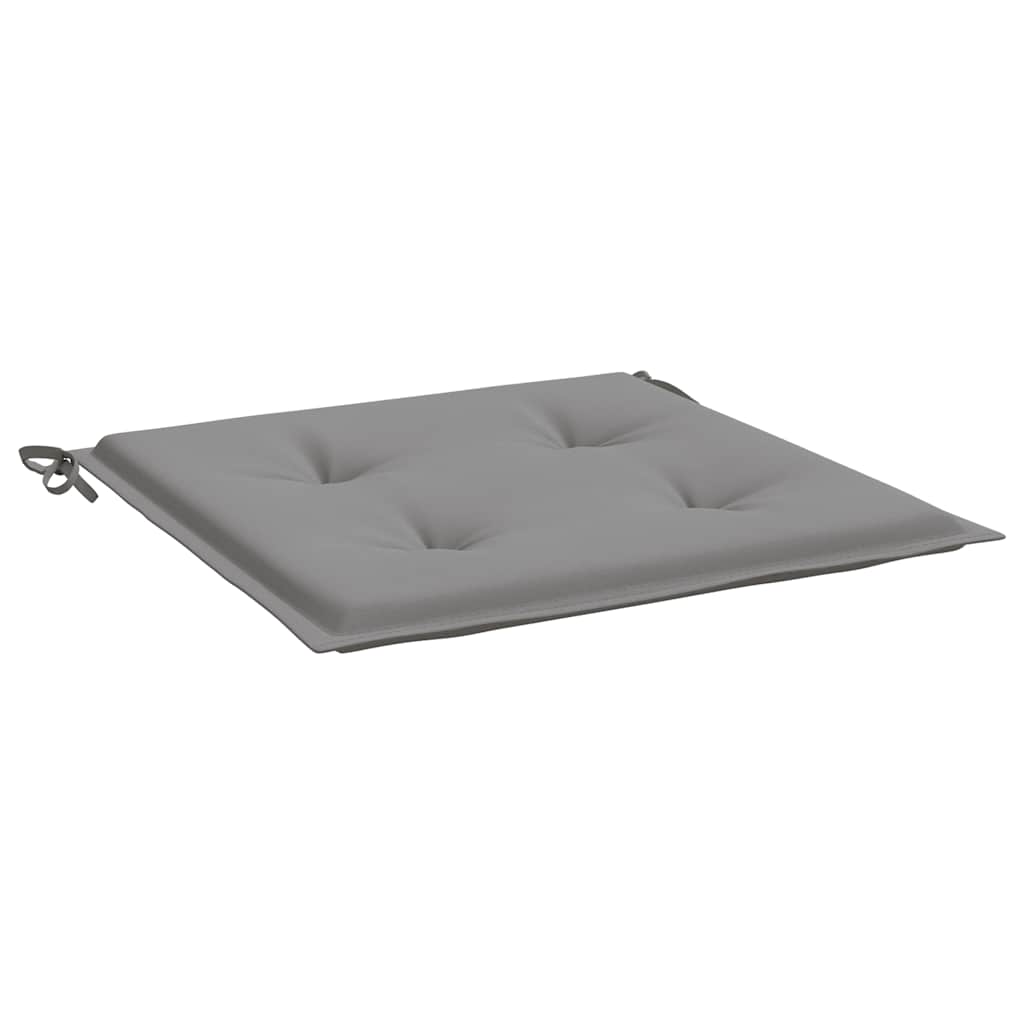 Almofadões p/ cadeiras jardim 4pcs 40x40x4 cm oxford cinza