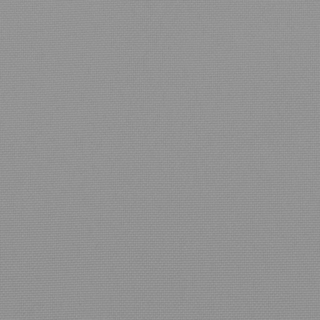 Almofadões p/ cadeiras jardim 4pcs 40x40x4 cm oxford cinza