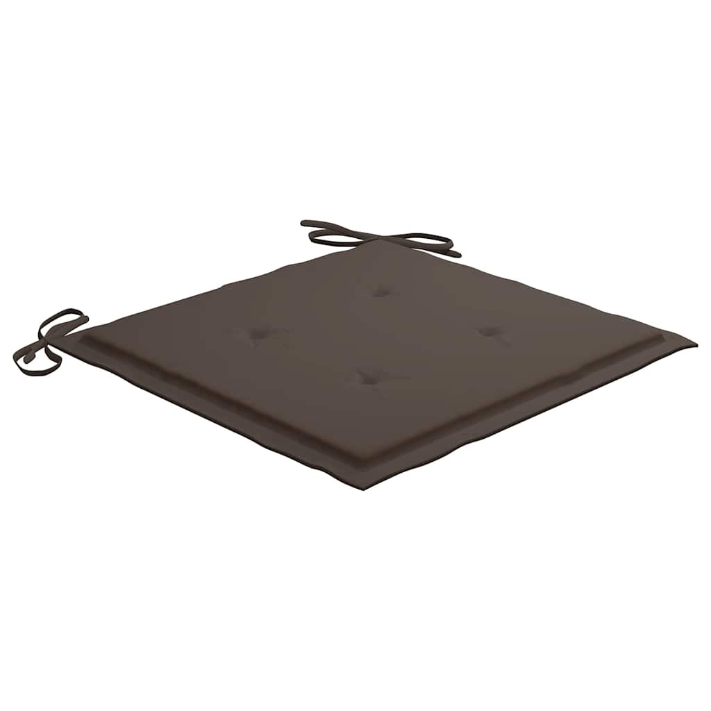 Almofadões p/ cadeiras jardim 4 pcs oxford cinza-acastanhado