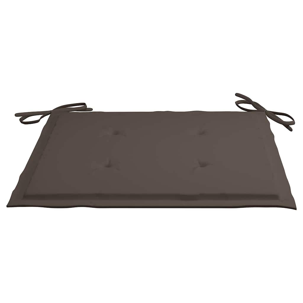 Almofadões p/ cadeiras jardim 4 pcs oxford cinza-acastanhado