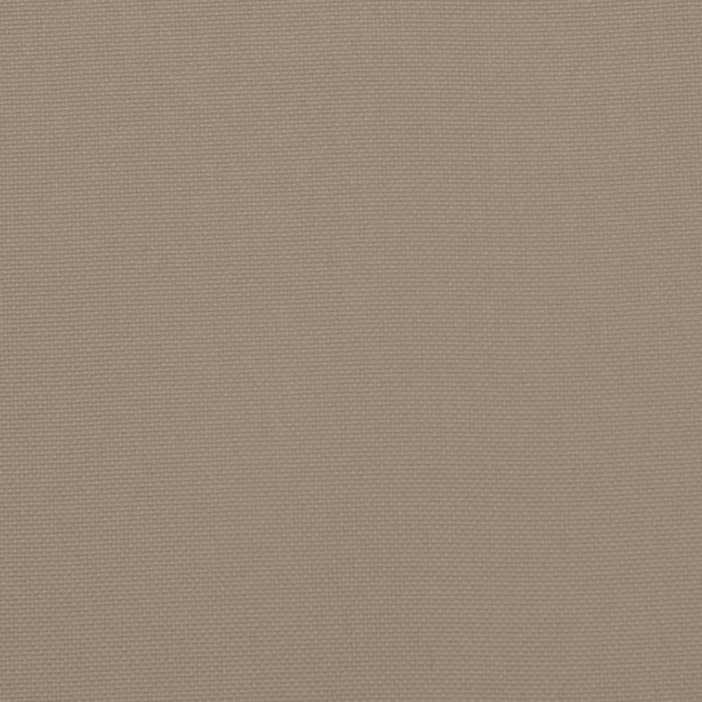 Almofadão p/ banco jardim 200x50x4 cm tecido cinza-acastanhado