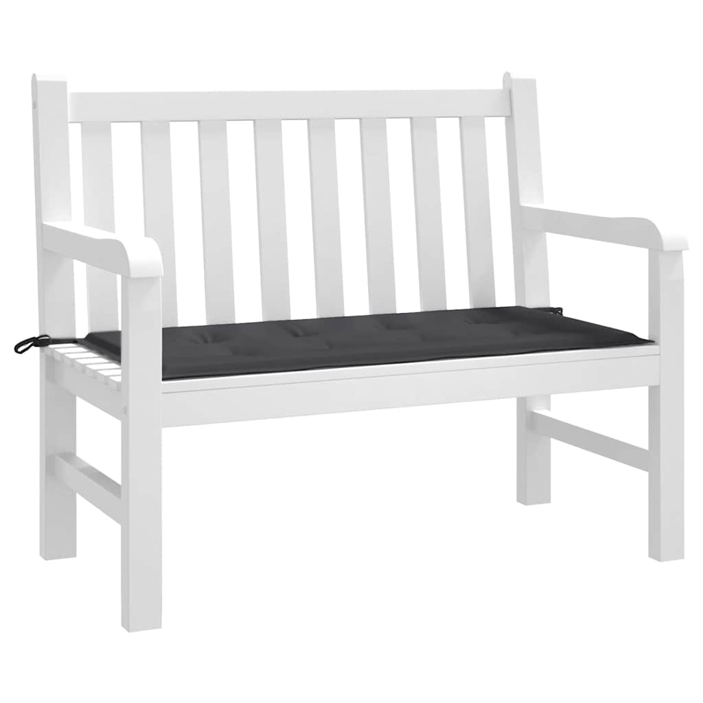 Almofadão p/ banco de jardim 100x50x4cm tecido oxford preto