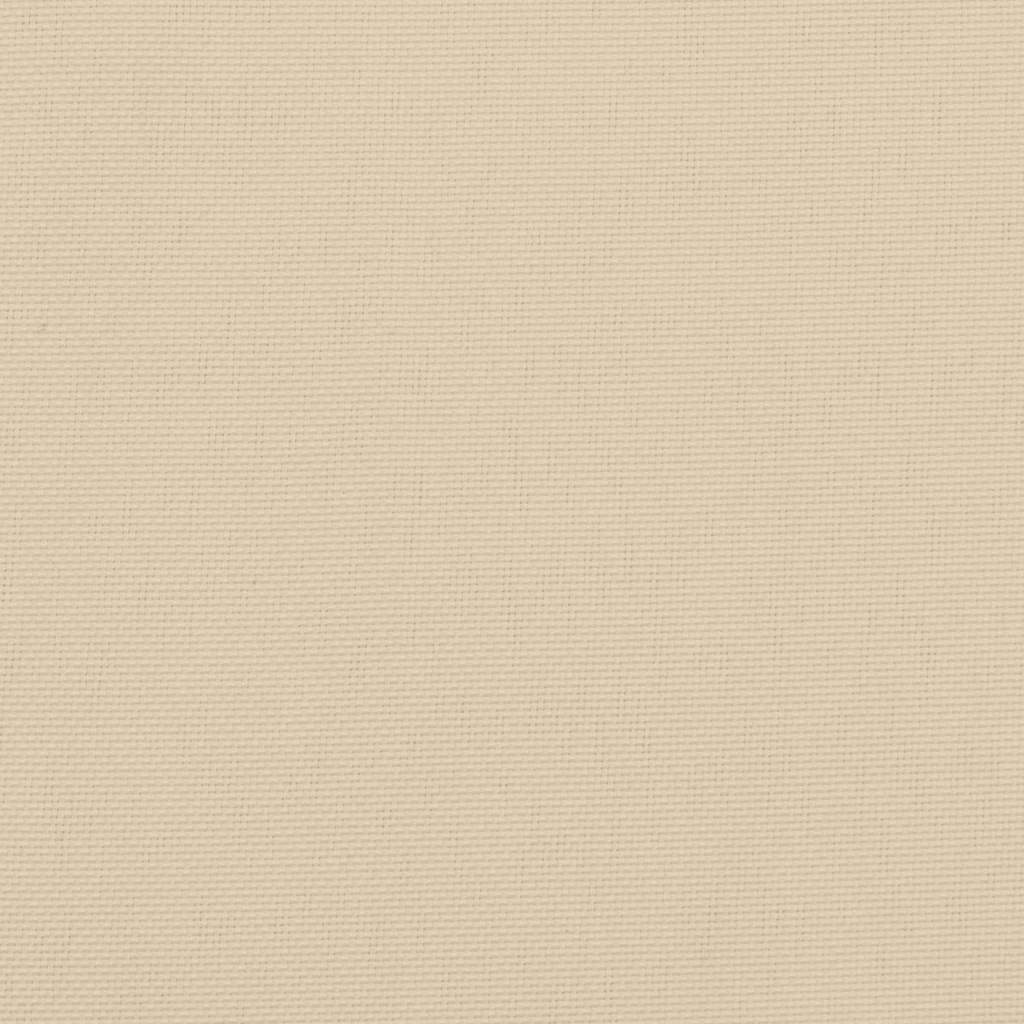 Almofadão p/ banco de jardim 150x50x4 cm tecido oxford bege