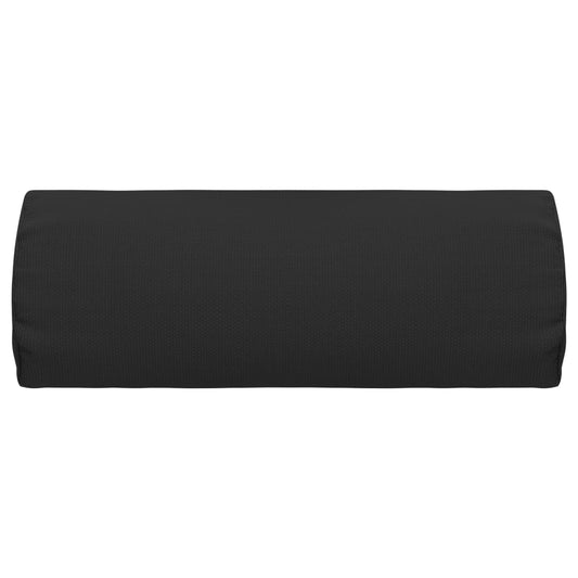 Encosto cabeça cadeira de pátio 40x7,5x15 cm textilene preto