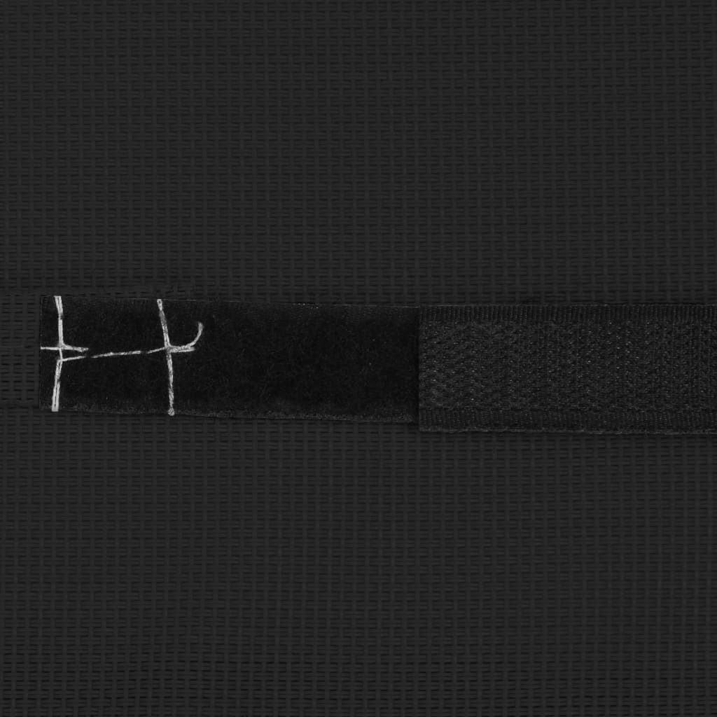 Encosto cabeça cadeira de pátio 40x7,5x15 cm textilene preto
