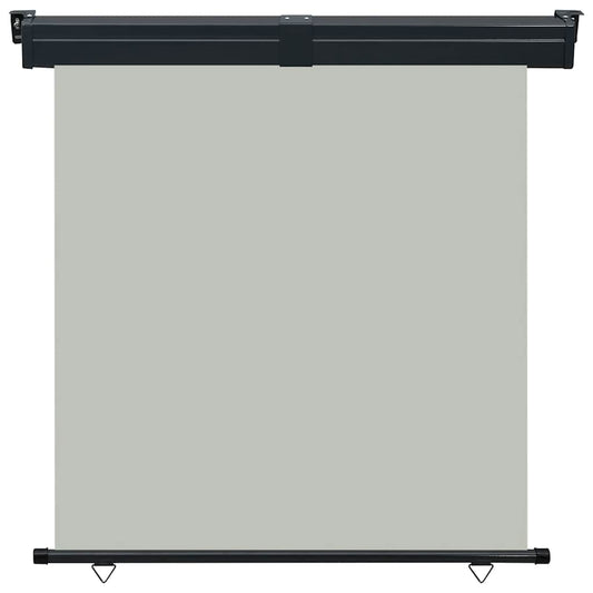 Toldo lateral para varanda 165x250 cm cinzento