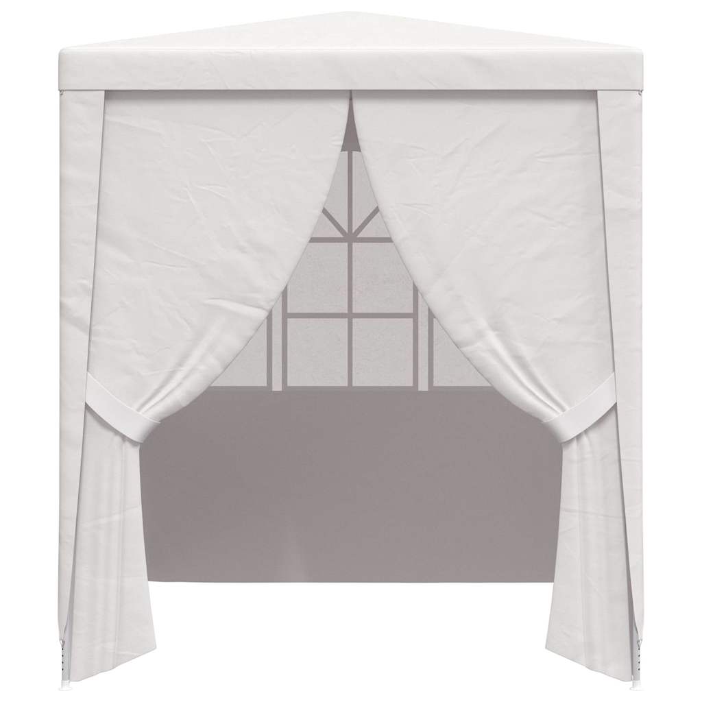 Tenda festas com paredes laterais 2x2m 90g/m² branco