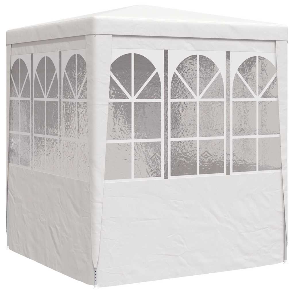 Tenda festas com paredes laterais 2x2m 90g/m² branco