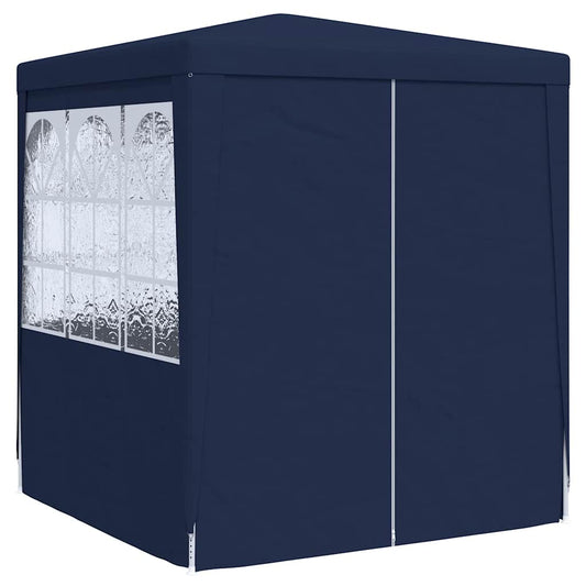Tenda festas com paredes laterais 2x2 m 90 g/m² azul