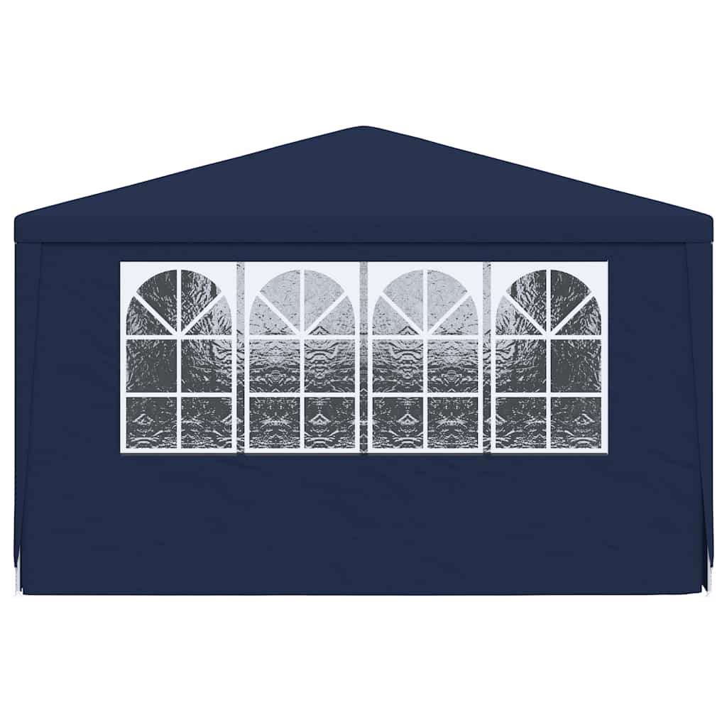 Tenda festas profissional c/ paredes laterais 4x6m 90g/m² azul