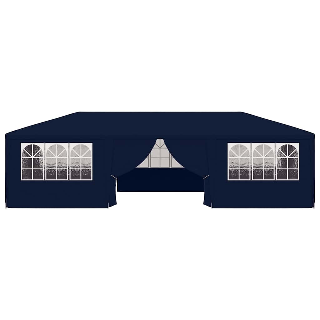 Tenda festas profissional c/ paredes laterais 4x9m 90g/m² azul