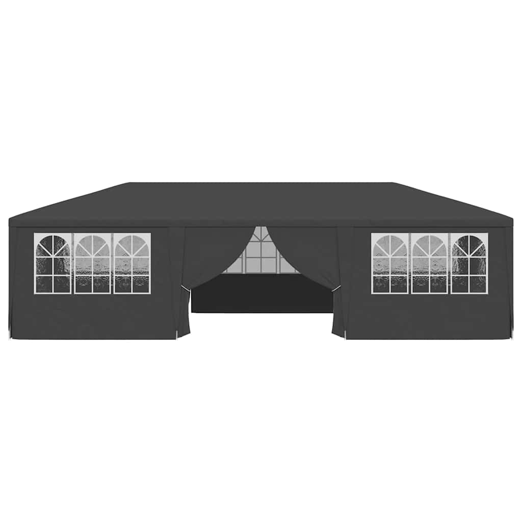 Tenda festas com paredes laterais 4x9m 90g/m² antracite