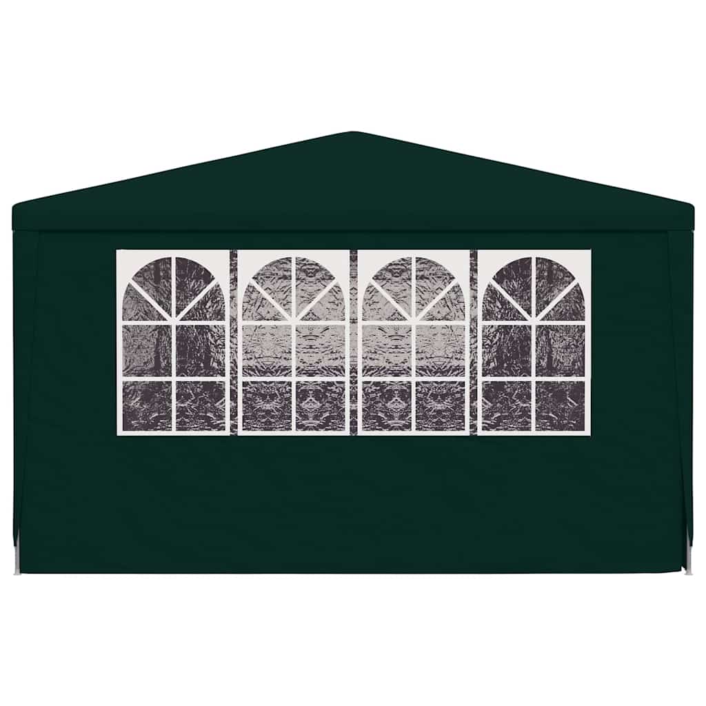 Tenda festas profissional c/ paredes laterais 4x9m 90g/m² verde