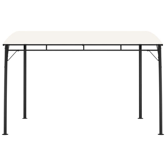 Toldo para-sol de jardim 3x3x2,55 m cor creme