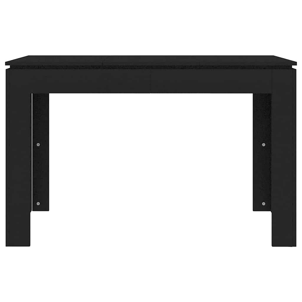 Mesa de jantar 120x60x76 cm contraplacado preto