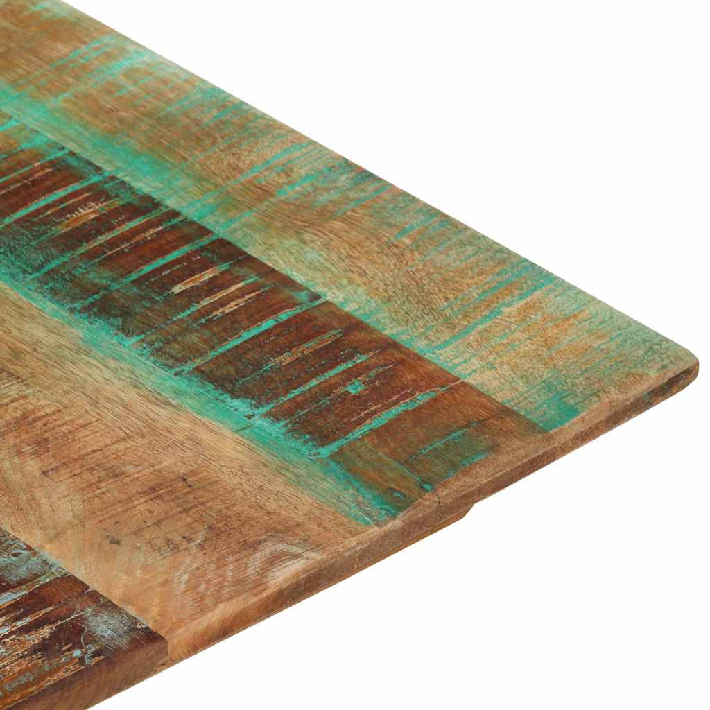 Tampo mesa retangular 60x140cm 15-16mm madeira recuper. maciça