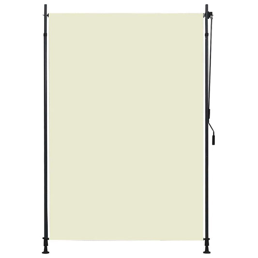 Estore de rolo para exterior 150x270 cm creme