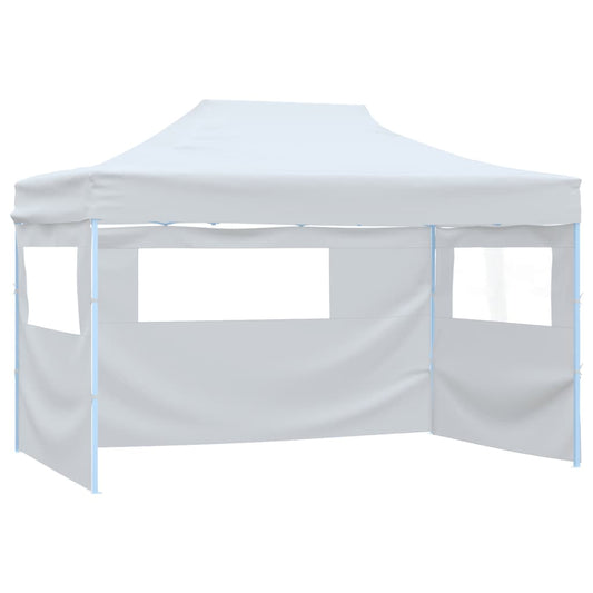 Tenda para festas dobrável c/ 4 paredes laterais 3x4,5 m branco