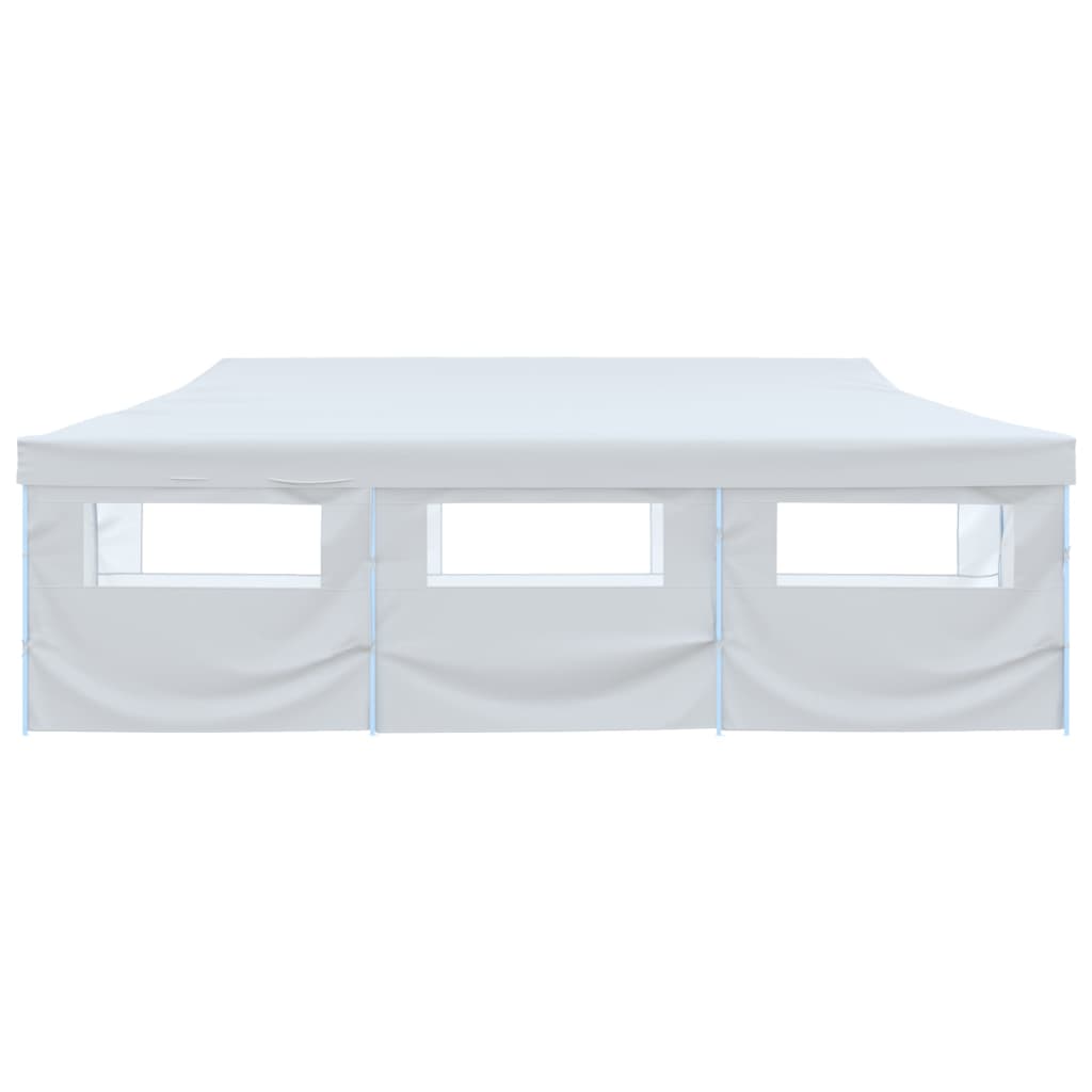 Tenda para festas pop-up dobrável c/ 8 paredes 3x9 m branco
